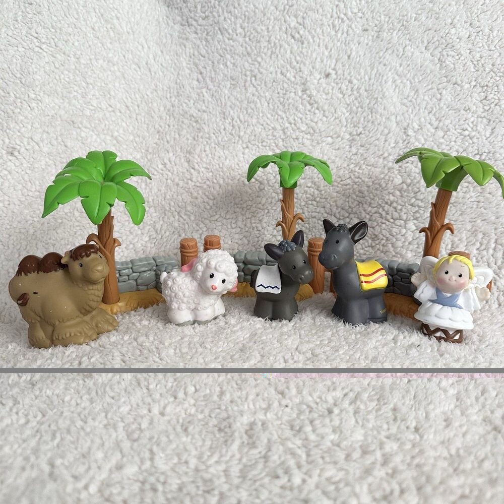 Fisher Price Little People Nativity Palm Tree Fence Animal Replacement Camel